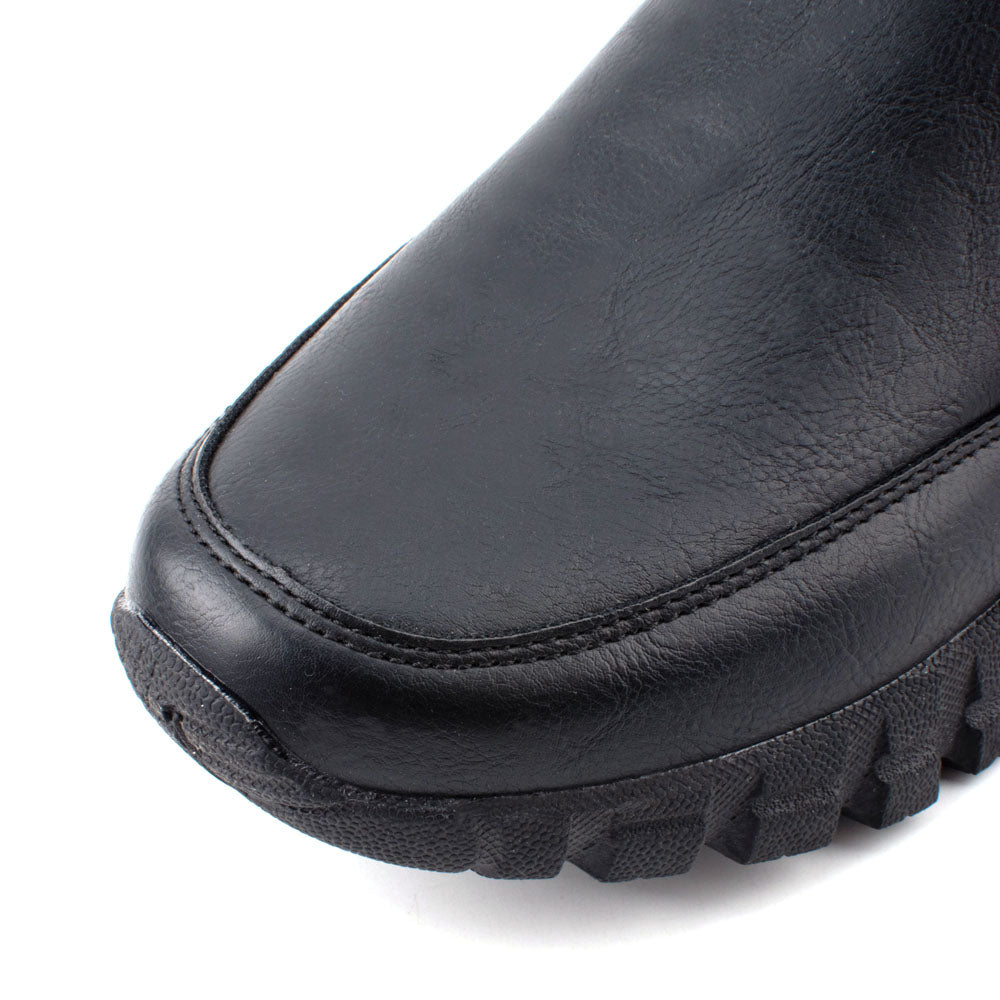 LARRIE Men Black Stylish Smooth Travel Shoes