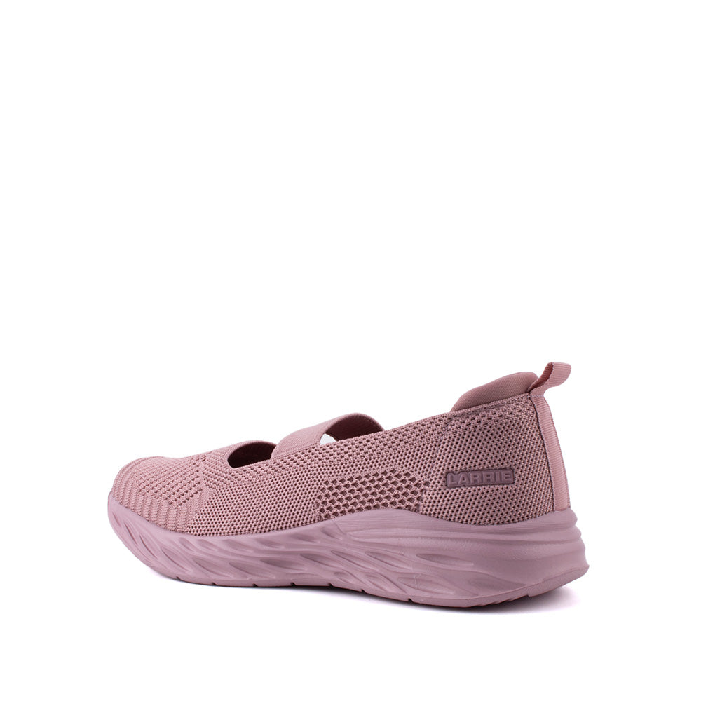 LARRIE Ladies Pink Stretchy Sporty Flats