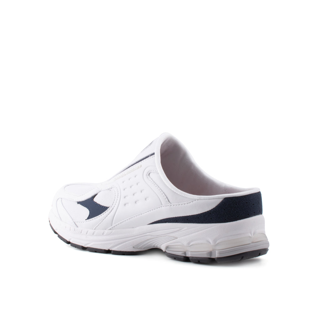 LARRIE Men White New Ultimate Fashion Comfort Backless Sneakers