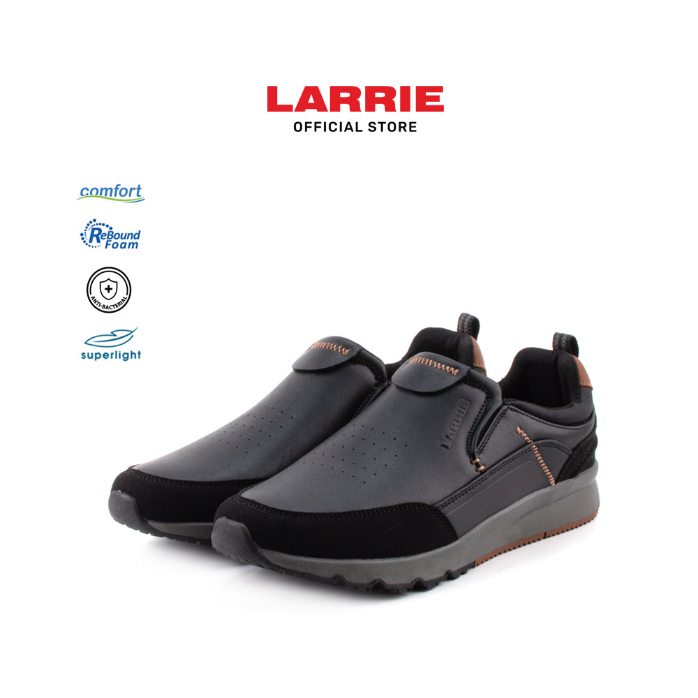 LARRIE Men Black Seasonal Comfy Travel Shoes