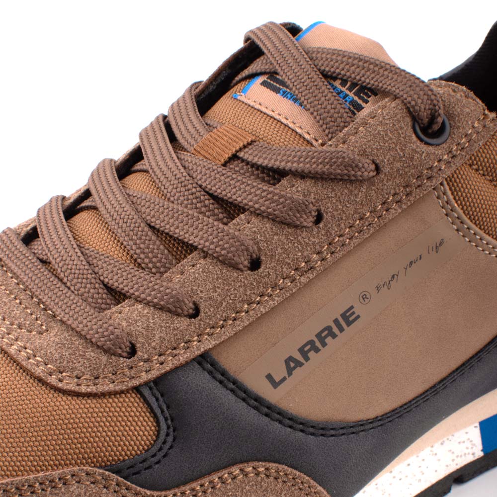 LARRIE Men Brown New Comfortable Lace Up Sneakers