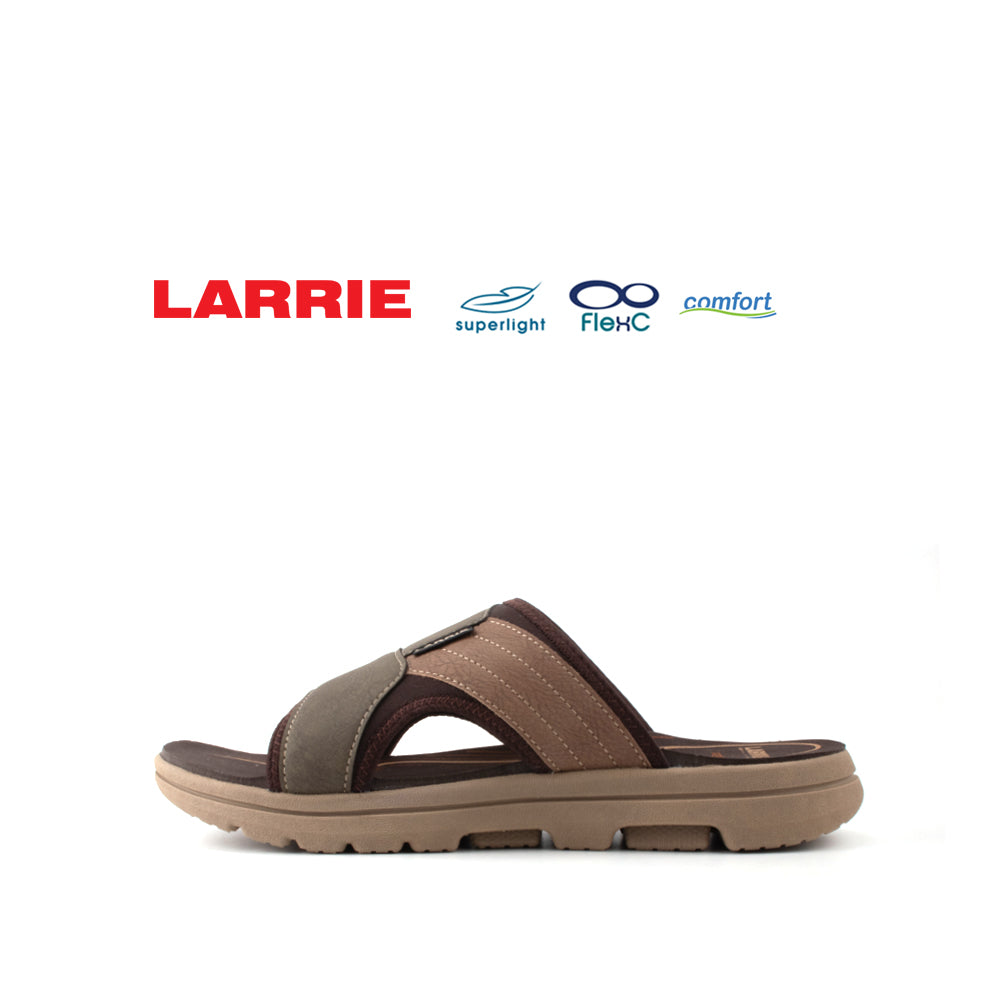 LARRIE Men Olive All Day Comfort Sliders (Big Size Available)