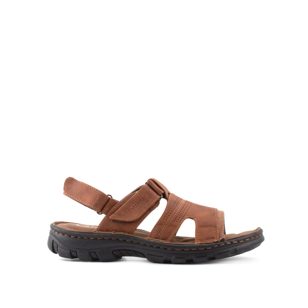 LARRIE Men Brown Durable Comfy Walking Sandals