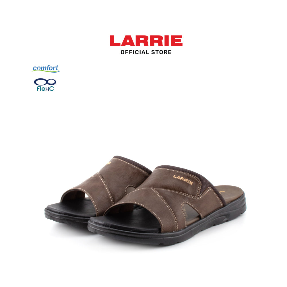 LARRIE Men Brown Easy Go Comfy Sandals