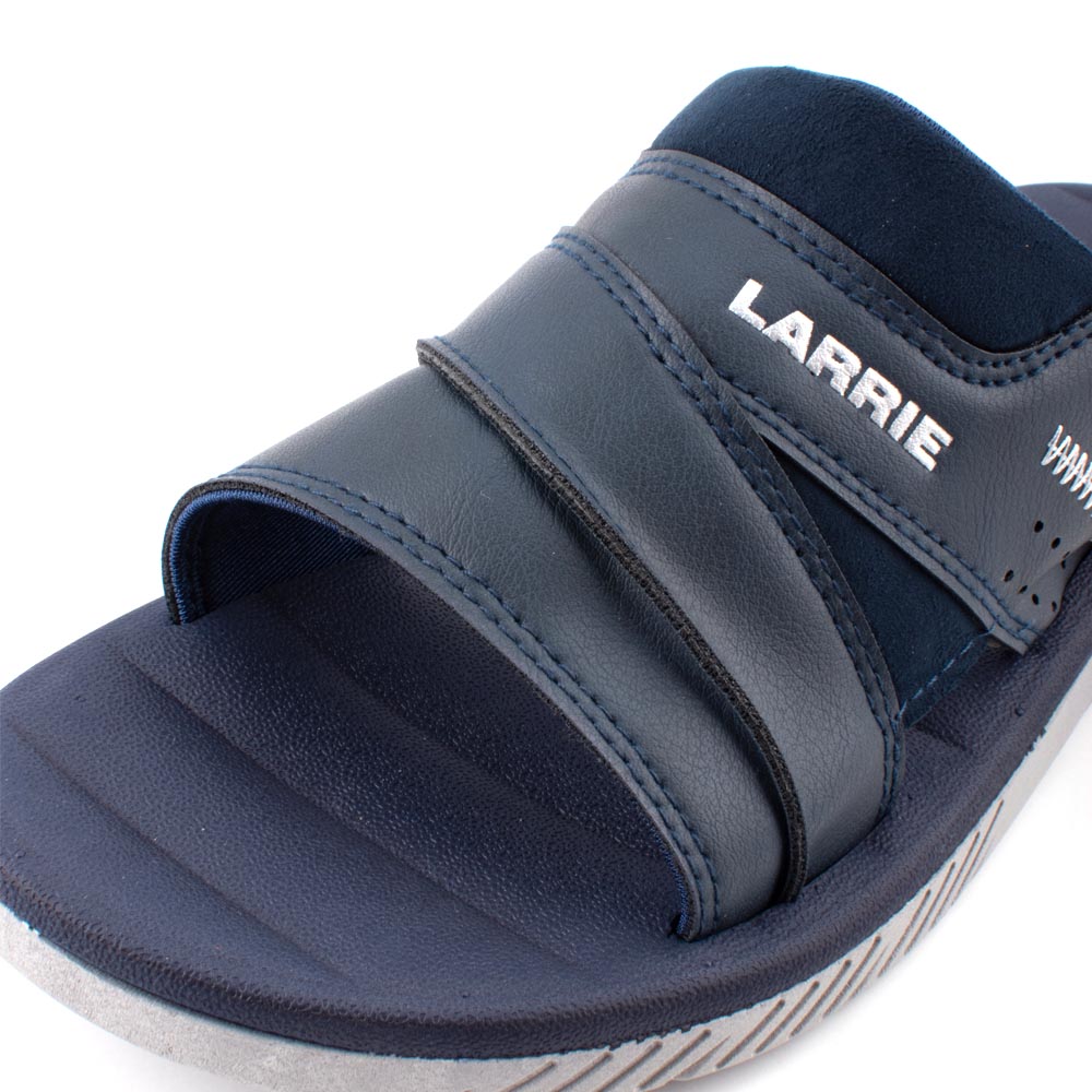 LARRIE Men Navy Trendy Cool Comfy Sandals