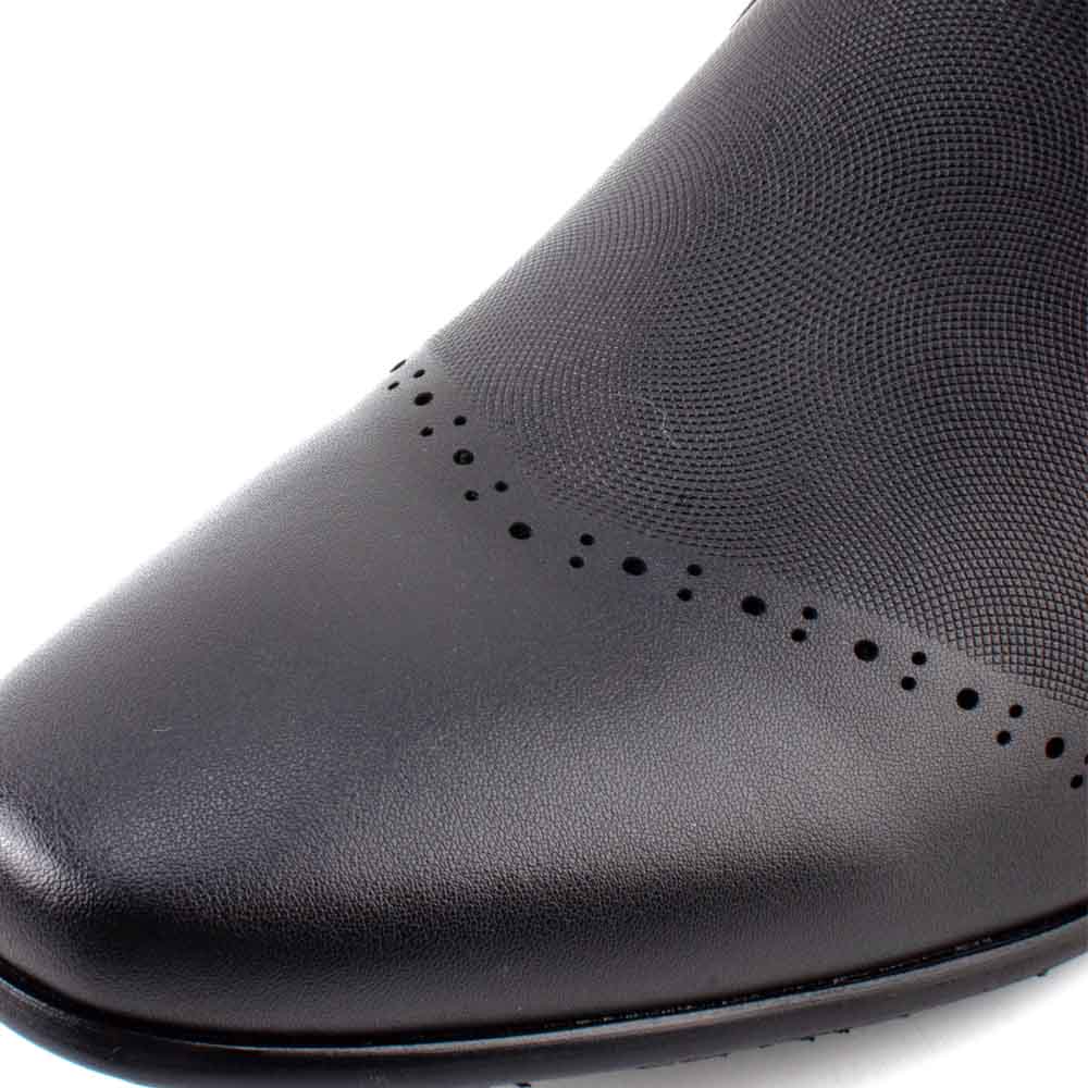 LR LARRIE Men Black All Match Trendy Casual Oxford Shoes