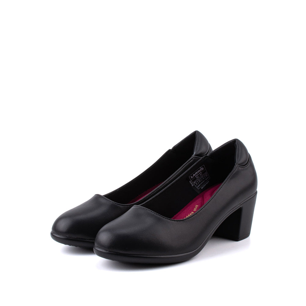 LARRIE Ladies Black Comfort Basic Formal Heels