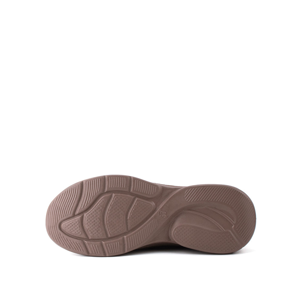 LARRIE Ladies Khaki Slip-On Comfort Casual Sneakers