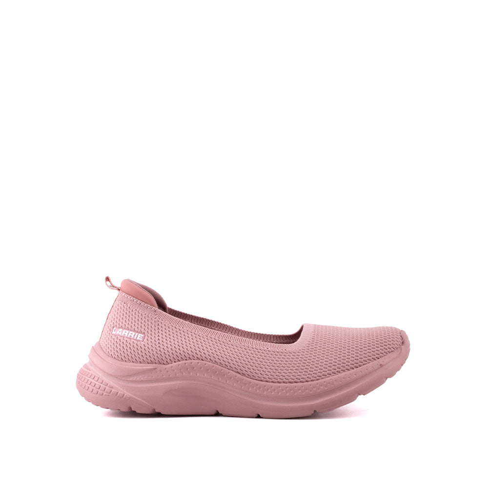 LARRIE Ladies Pink Comfort Casual Slip-Ons