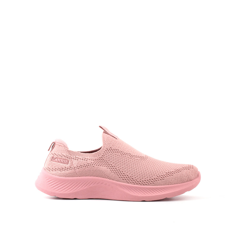 LARRIE 女士粉色海绵舒适运动鞋