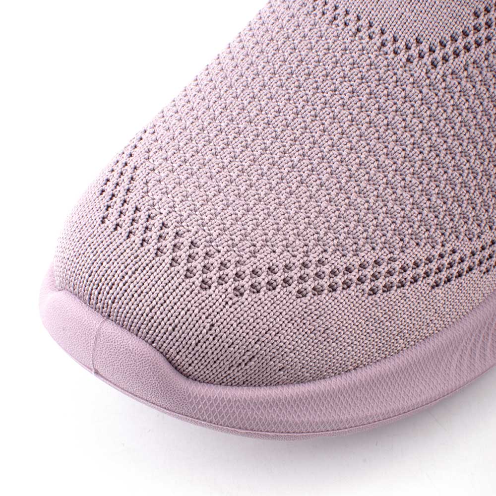LARRIE Ladies Purple Spongy Comfort Sneakers