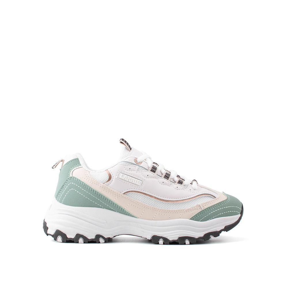 LARRIE Ladies Green Comfy Vogue Sporty Sneakers