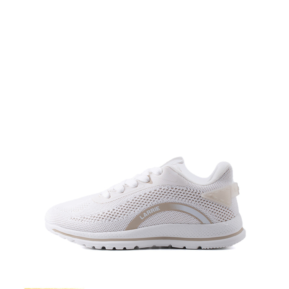 LARRIE Ladies White Sporty Comfort Sneakers