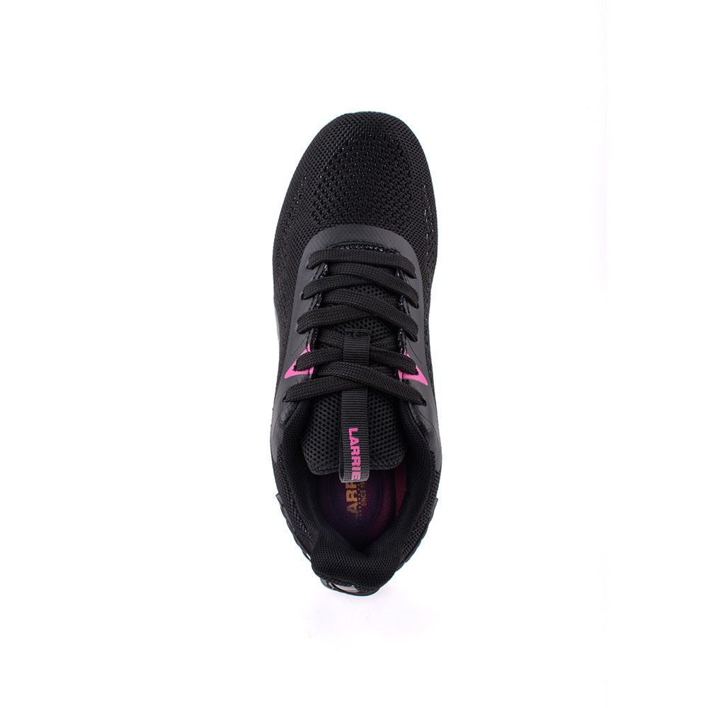 LARRIE Ladies Black Sporty Comfort Sneakers
