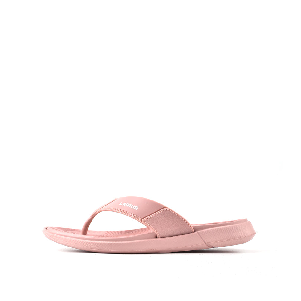 LARRIE 粉色基本款休闲凉鞋