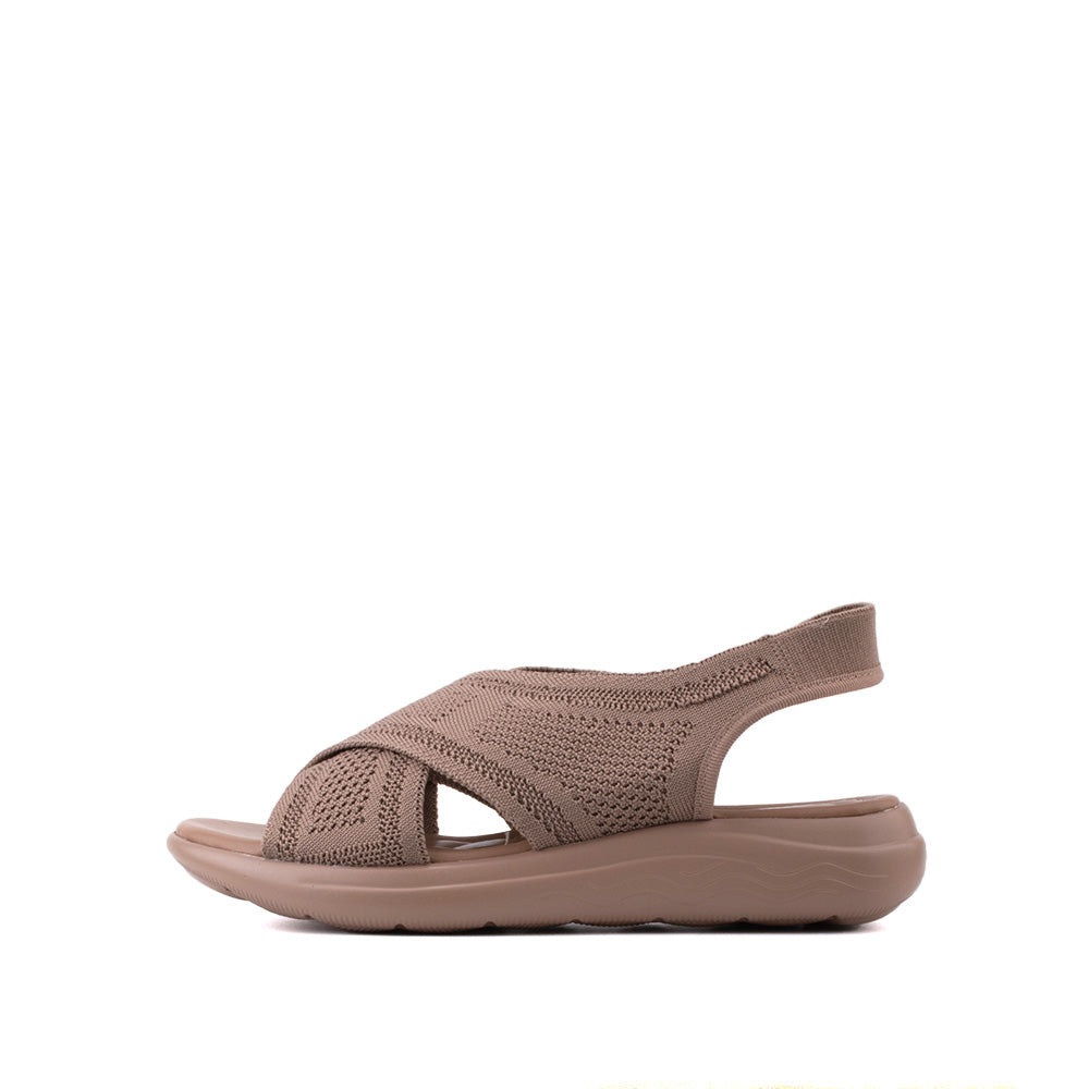 LARRIE Ladies Khaki Softy Comfort Sandal