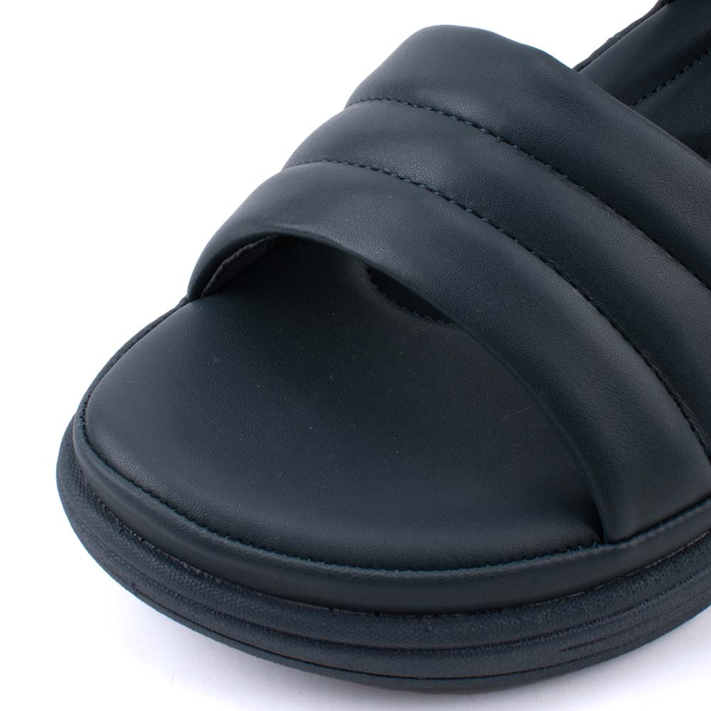 Sandal Tali Kusyen Velcro Hijau Wanita LARRIE
