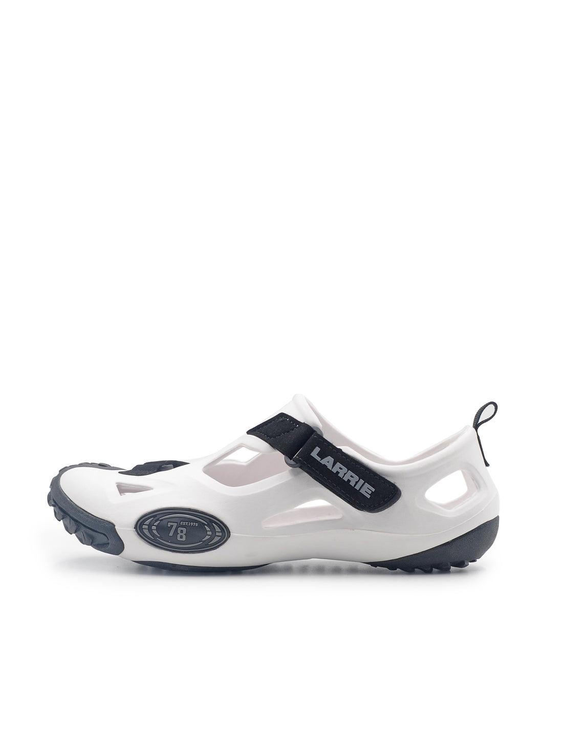 Larrie White Cut-out Sporty Sandals