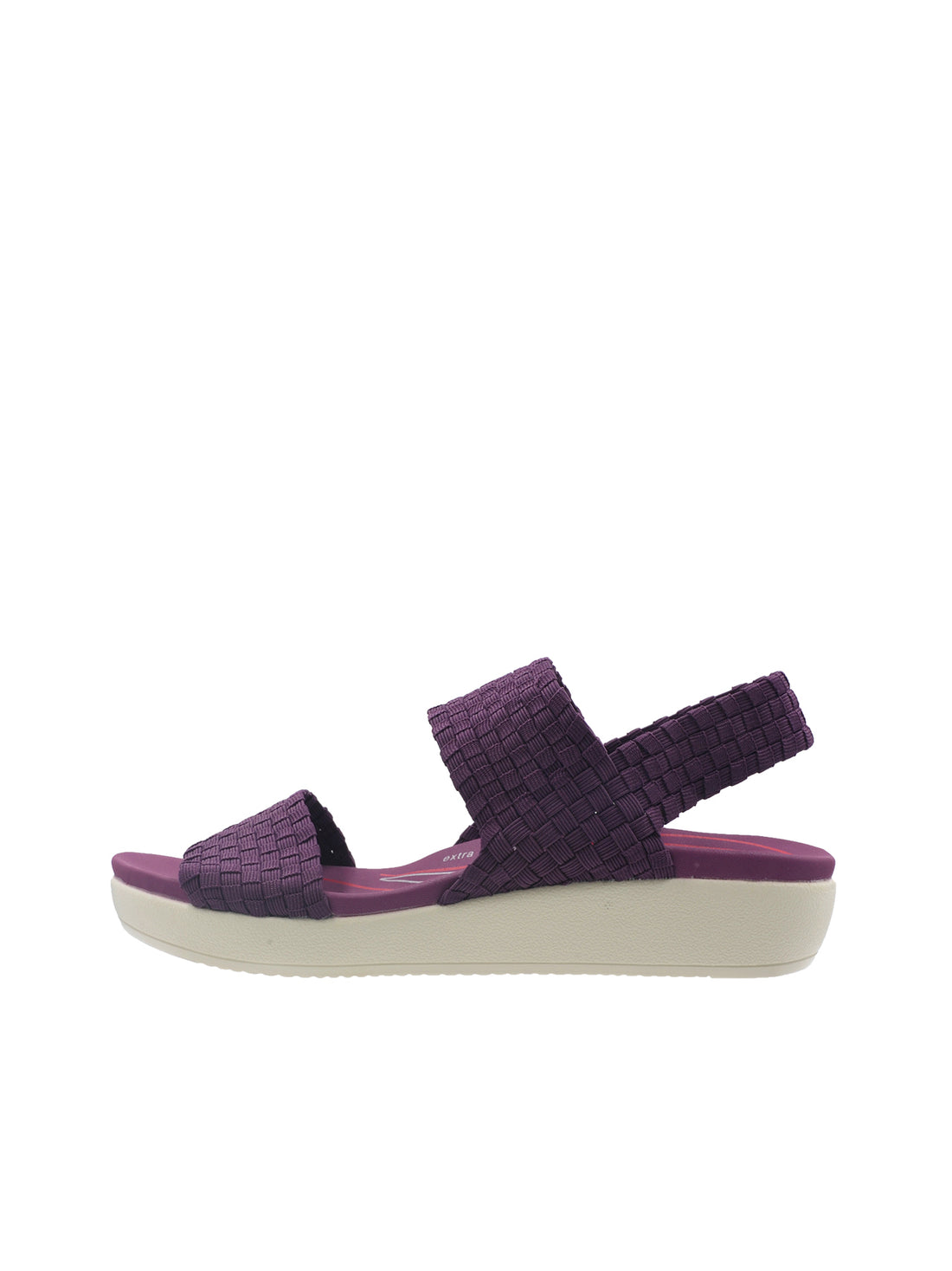 Larrie Purple Interlaced Upper Sporty Sandals