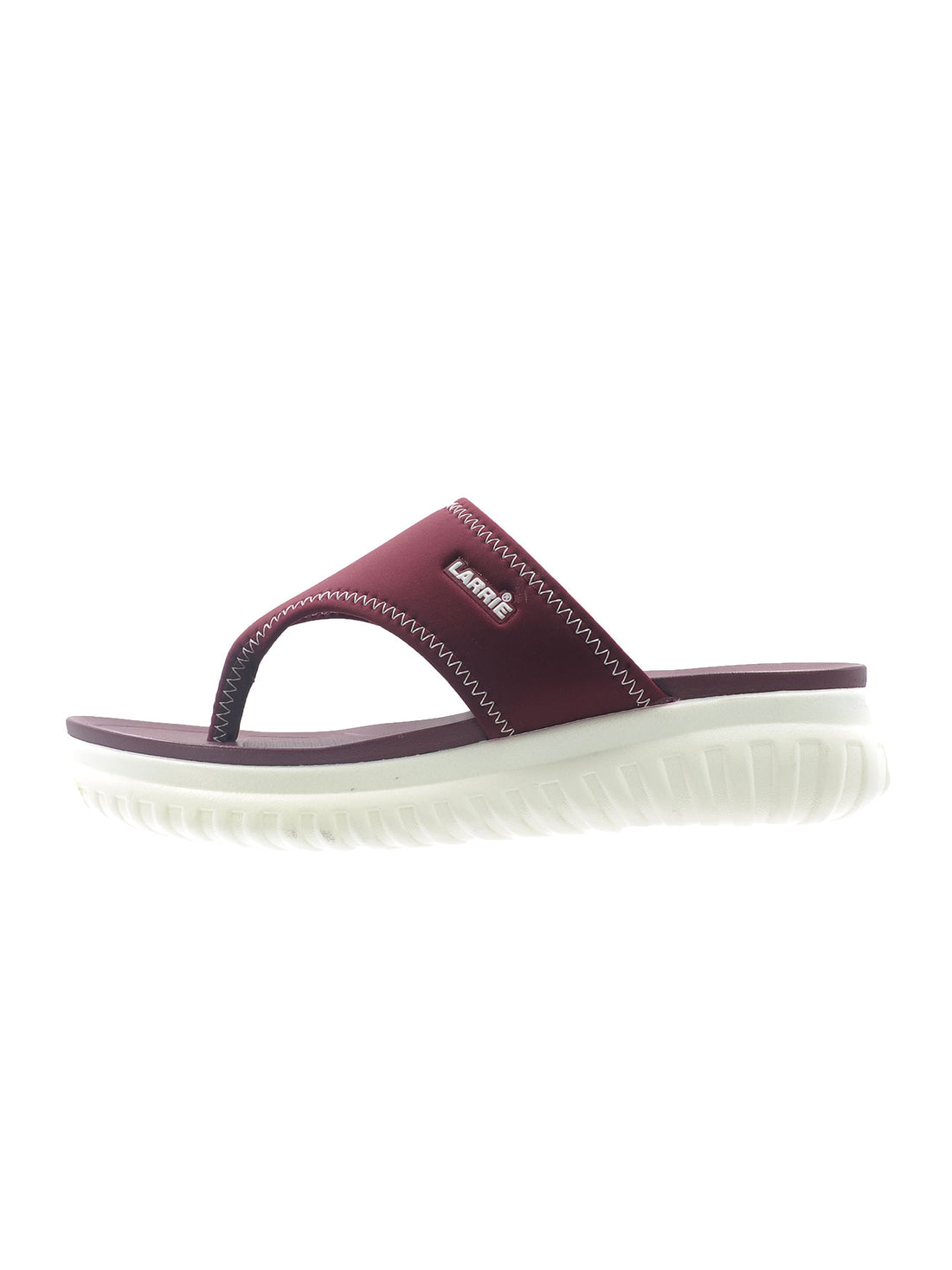 Larrie Red Comfort Thong Slip On Sandals