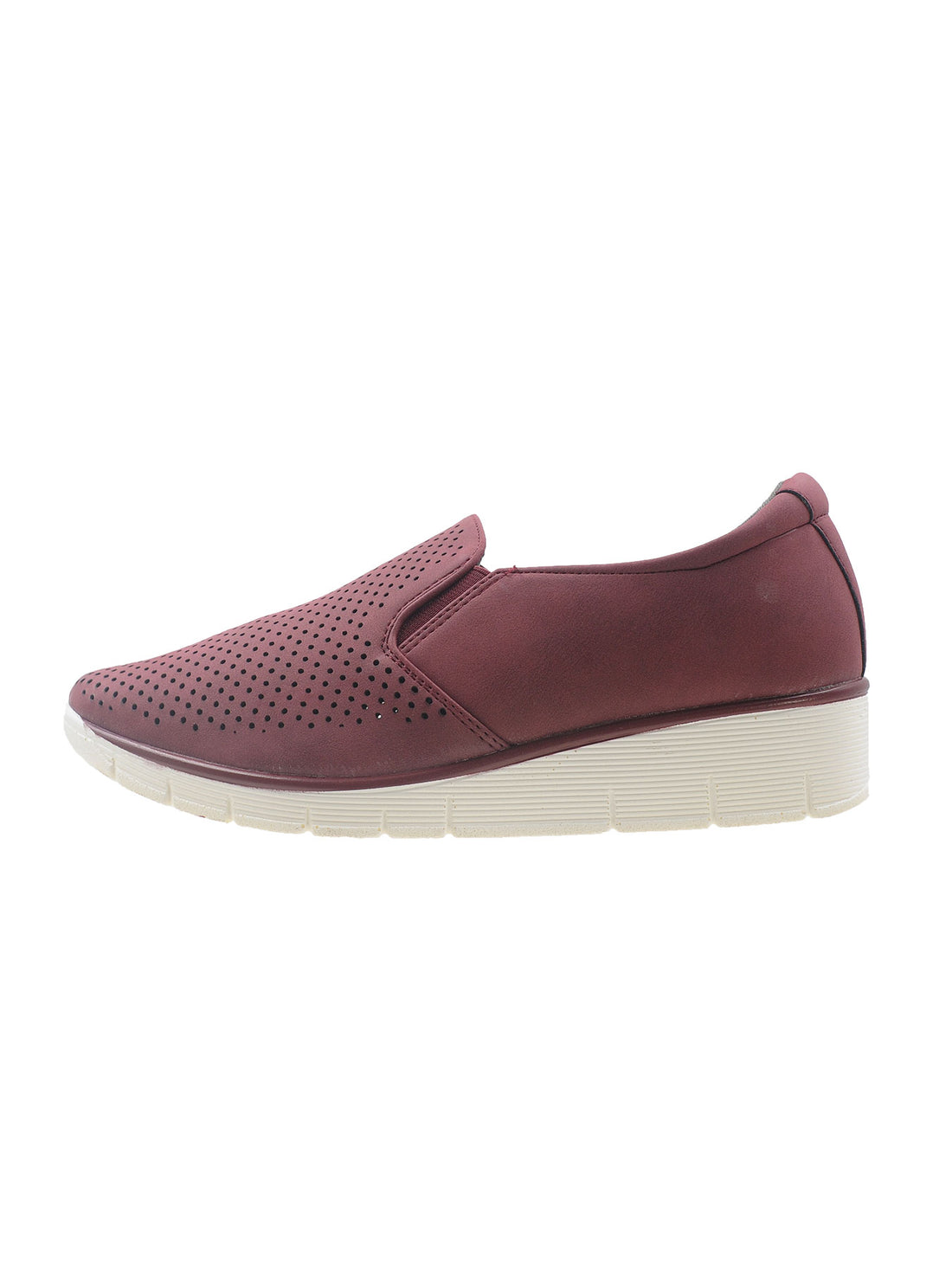 Larrie Red Urban Line Personality Moccasin Flats