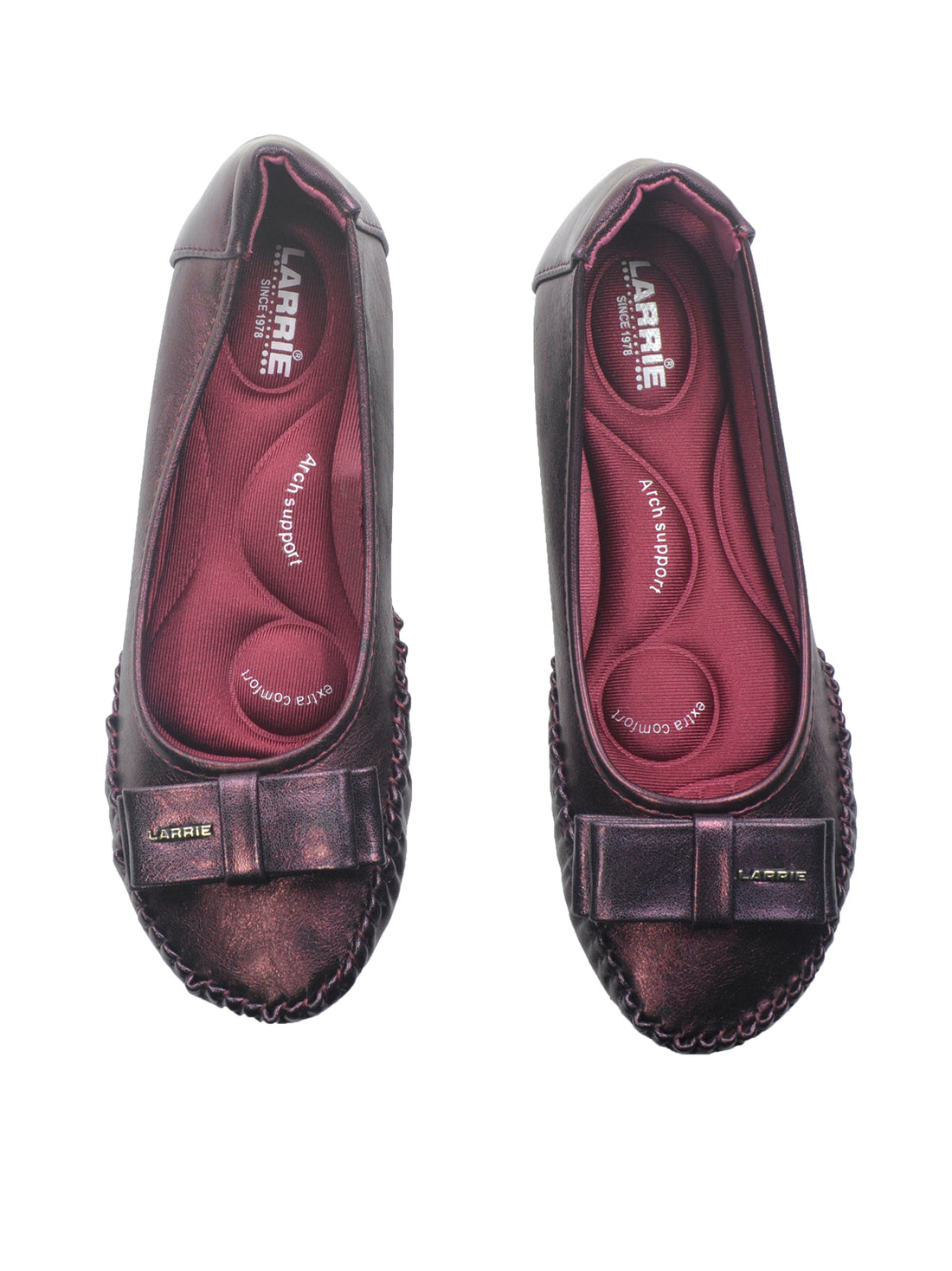 Larrie Red Adolescent Ballerina Shoes