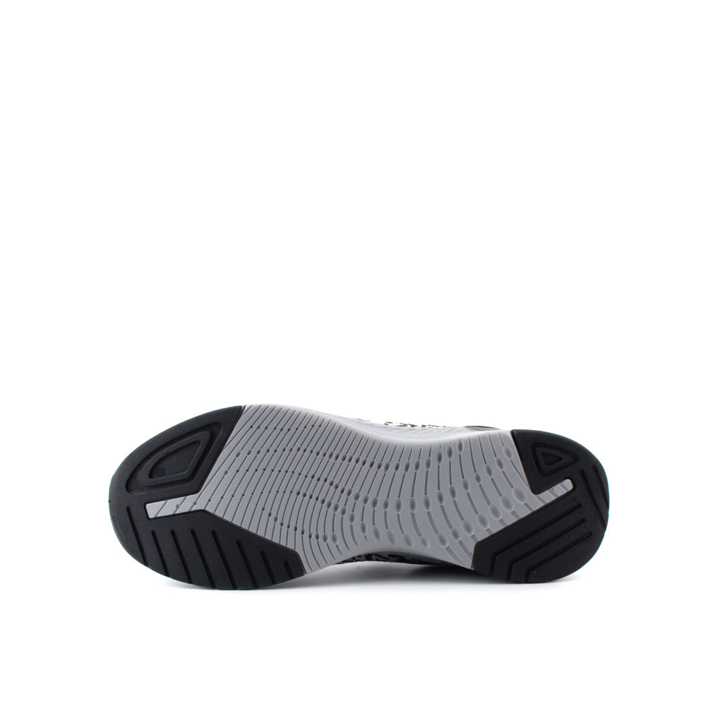 LARRIE Men Grey Laknit Comfy Casual Slip On Sneakers