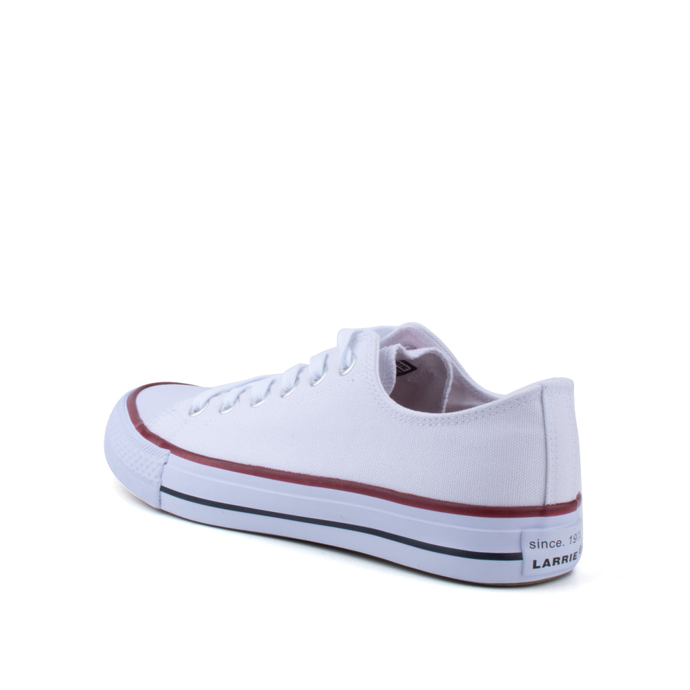 LARRIE Men White Old School Authentic Ox Low Sneakers