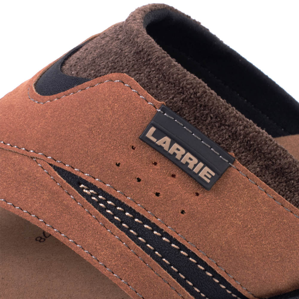 LARRIE Men Tan Smart Classy Strap Sandals