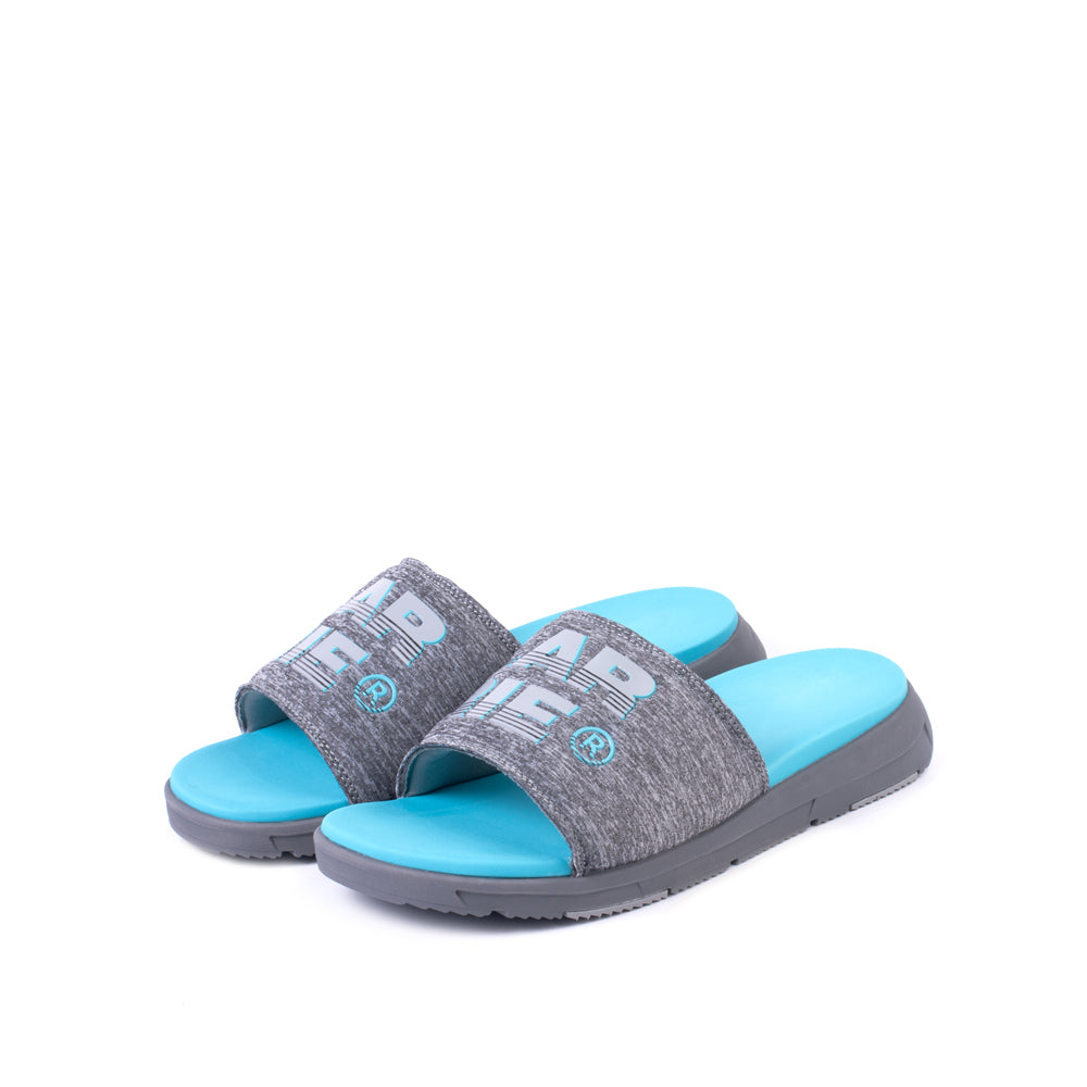 LARRIE Men Turquoise Padded Summer Sandals