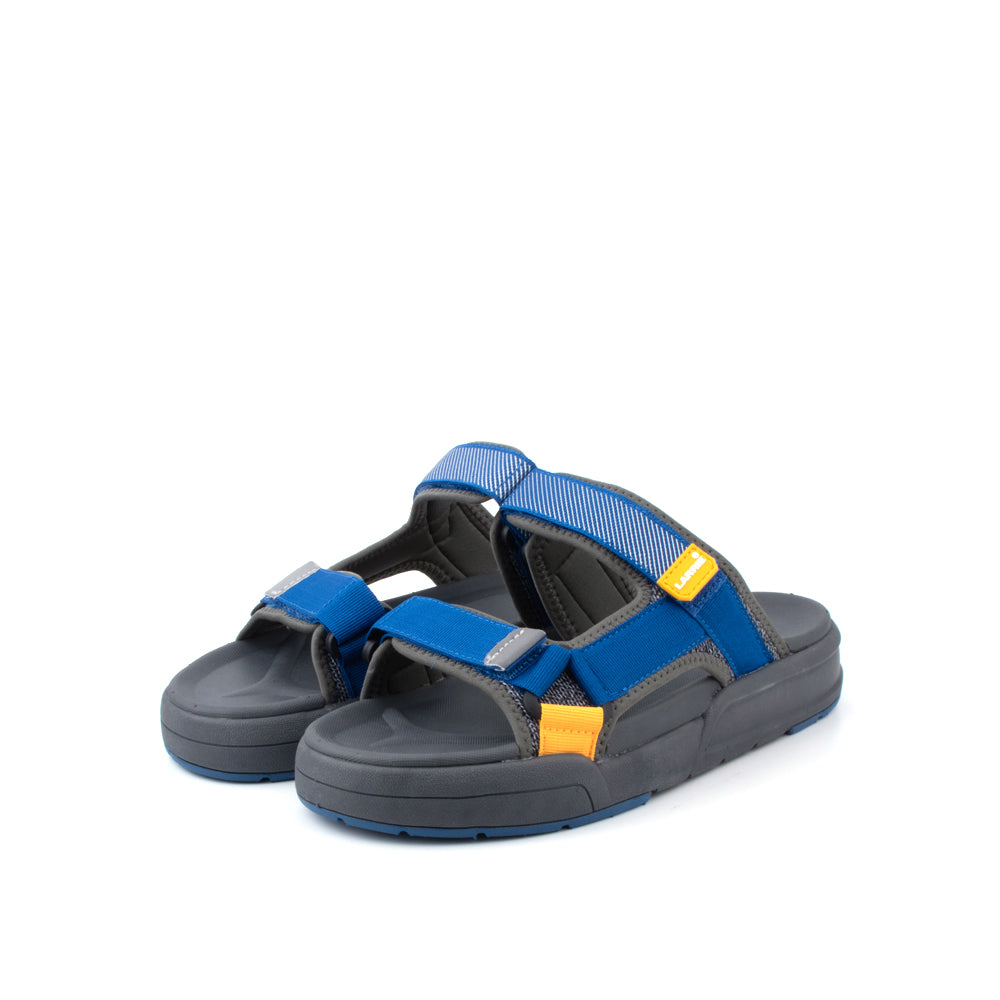 LARRIE Men Blue Premium Casual Trendy Strap Sandals
