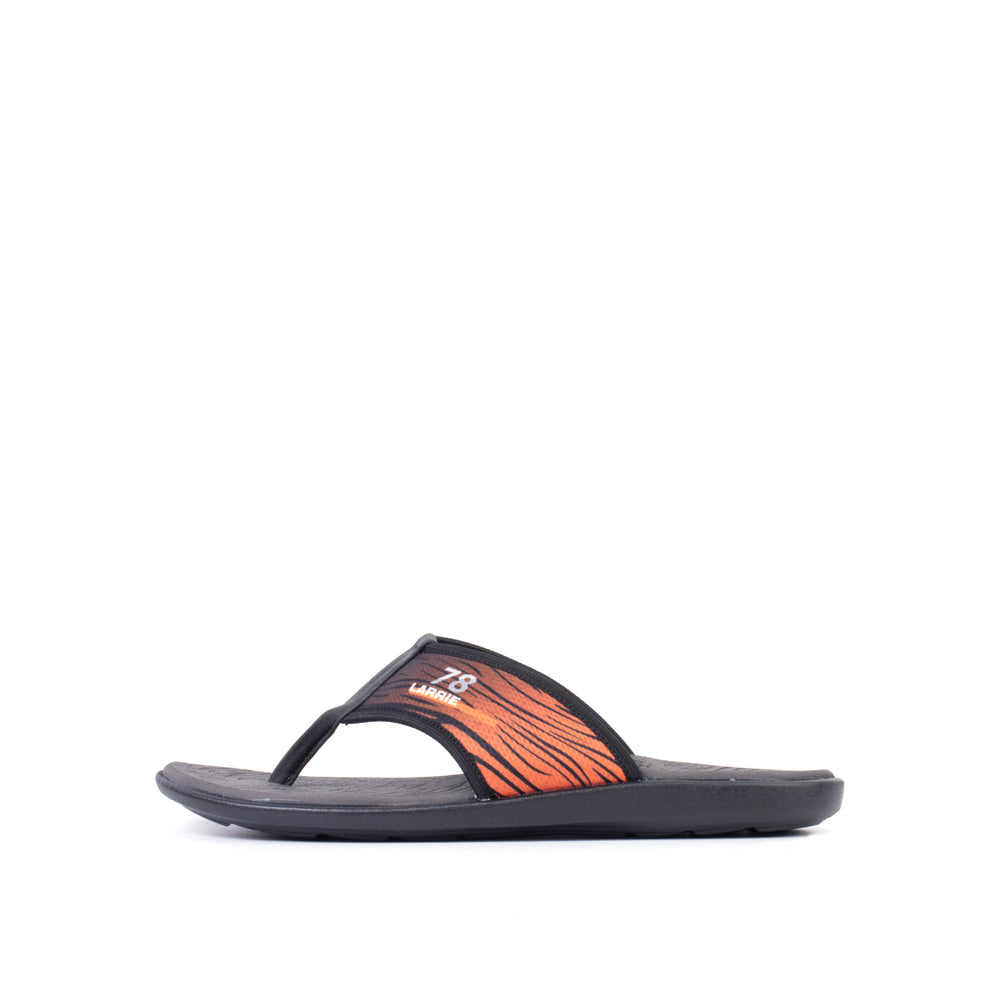 LARRIE Men Orange Casual Summer Sandals