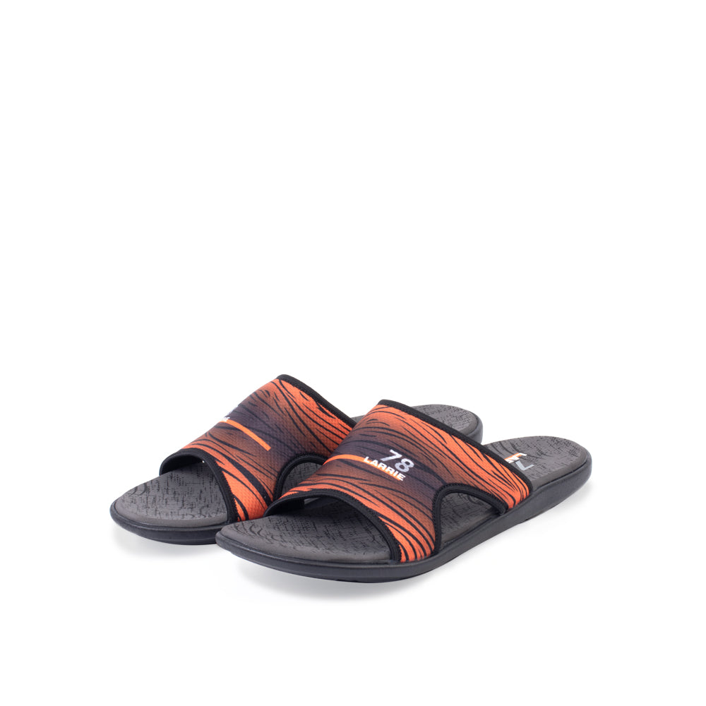 LARRIE Men Orange Casual Cut-out Summer Sandals