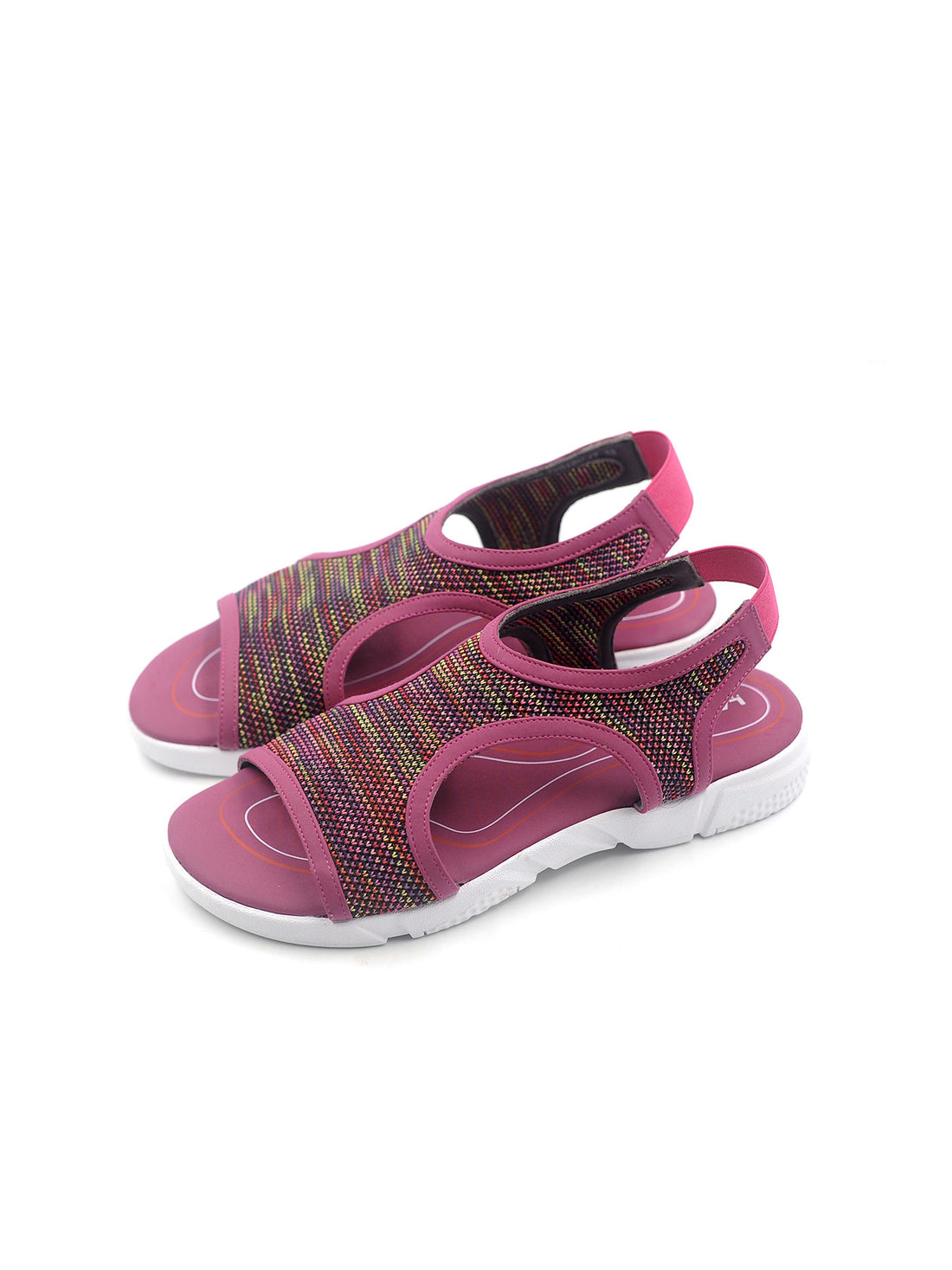 Larrie Women Purple Sporty Slip On Sandals