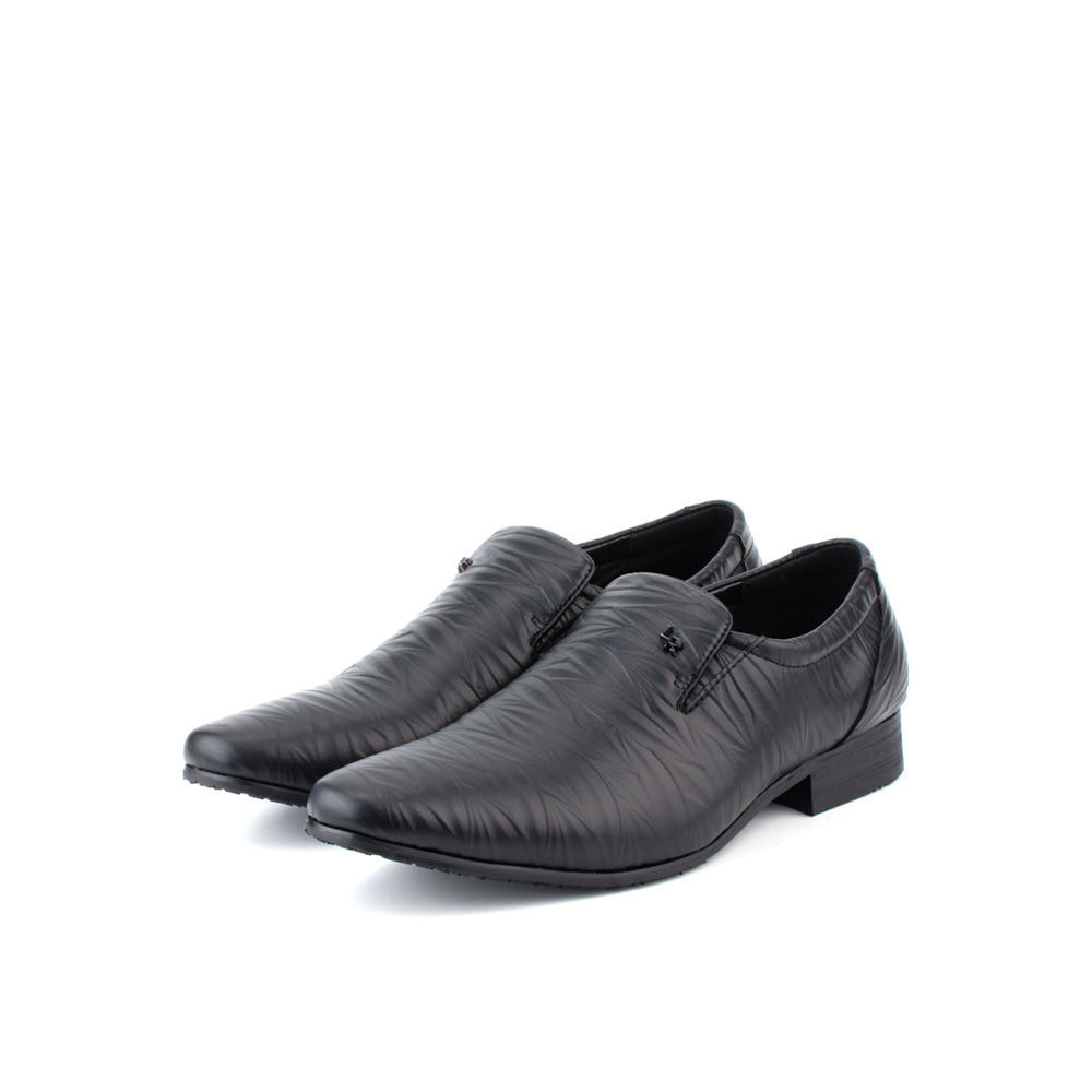 LR LARRIE Men's Slip On Fully Fancy Patterned Business Shoes