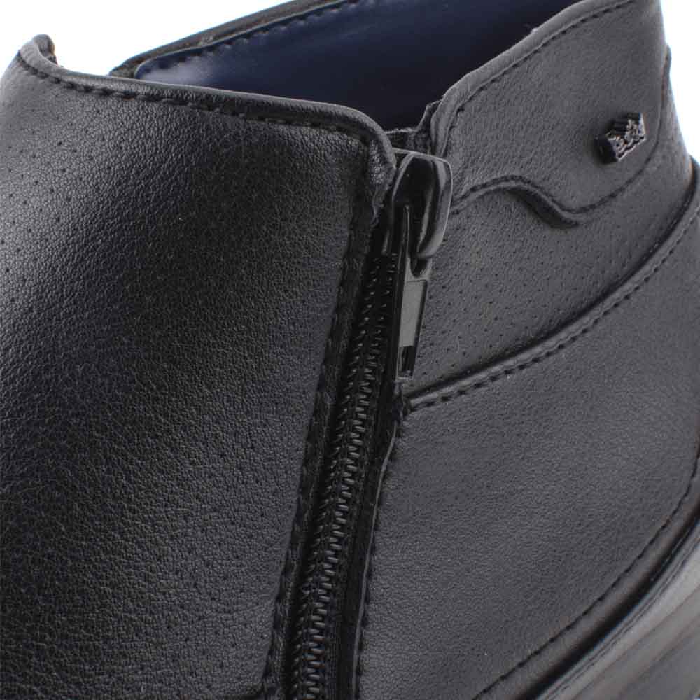 LR LARRIE Men Black Smart Casual Office Wear Boots