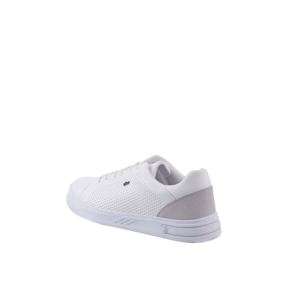 LR LARRIE Men's White Premium Sneakers