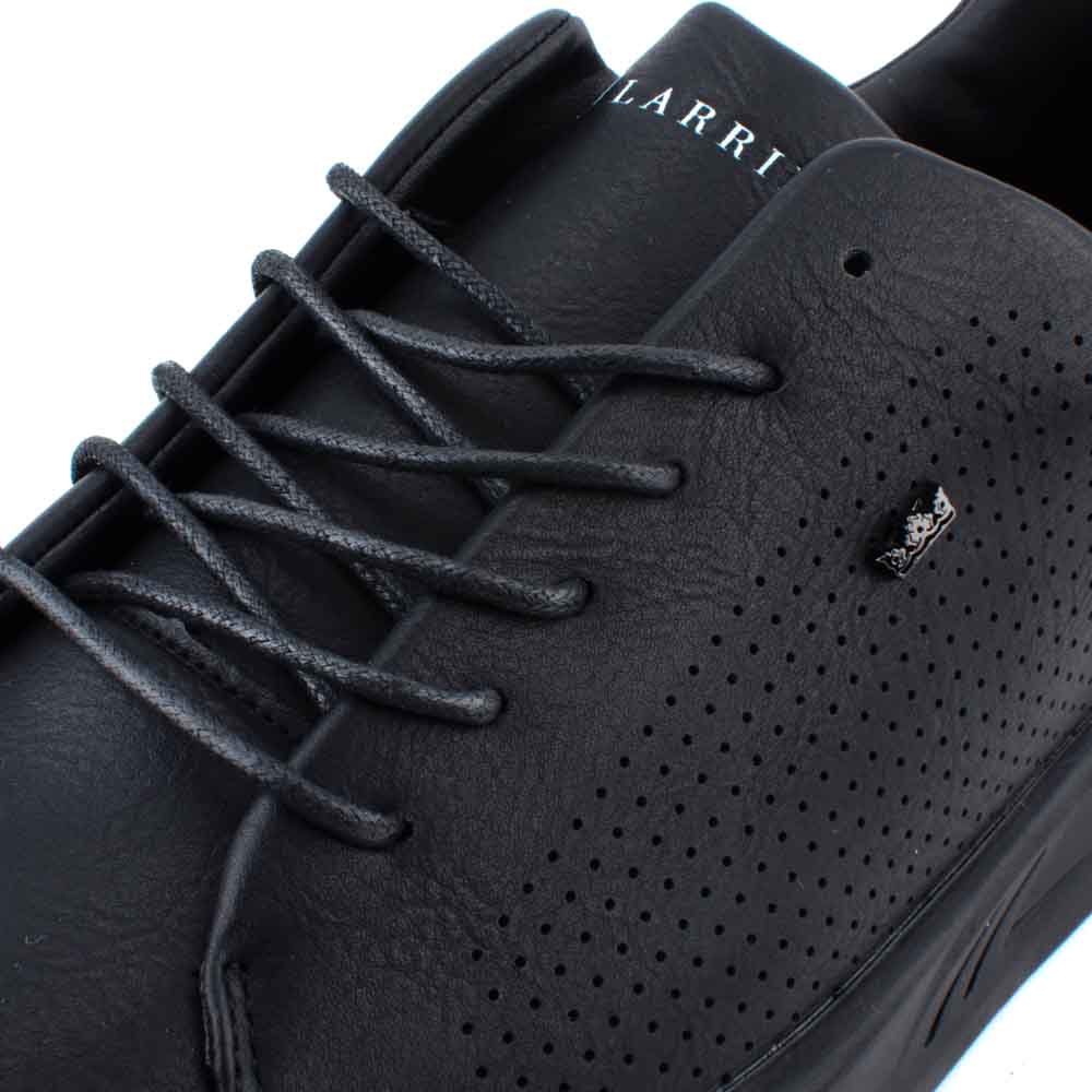 LR LARRIE Men's Black Premium Sneakers