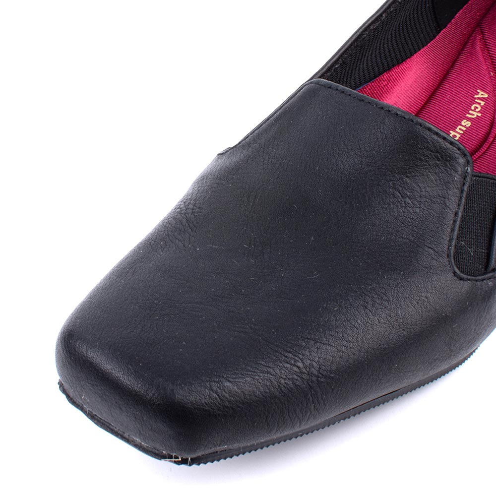 LARRIE Ladies Black Comfort Business Court Shoes