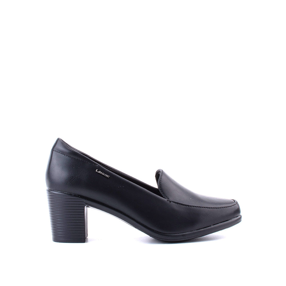 LARRIE Ladies Black Formal Comfort Heels