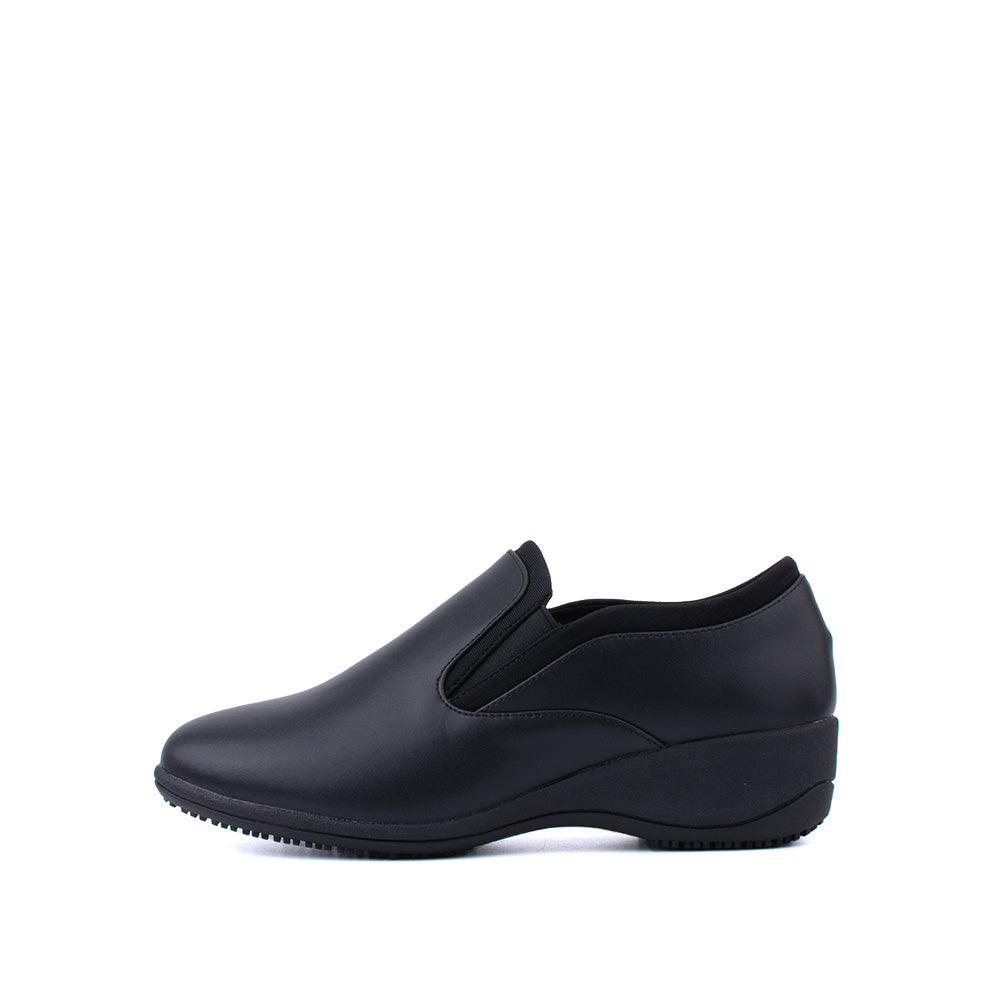 LARRIE Ladies Black Business Casual Loafers
