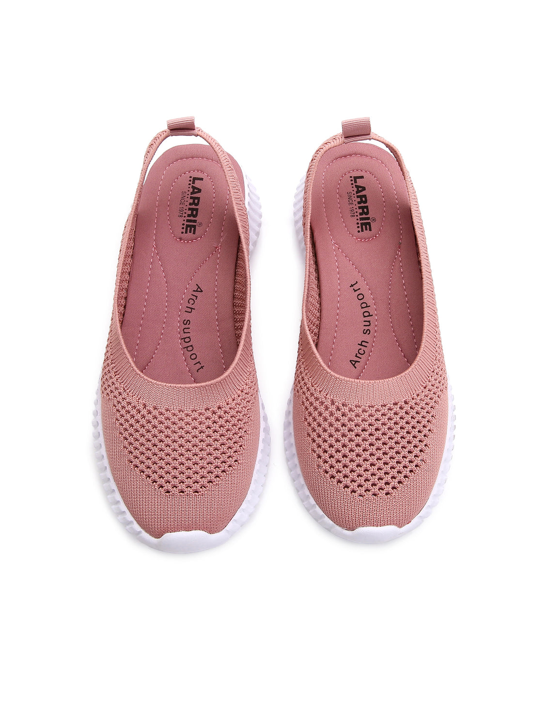 Larrie Women Pink Interlaced Upper Sporty Sneakers