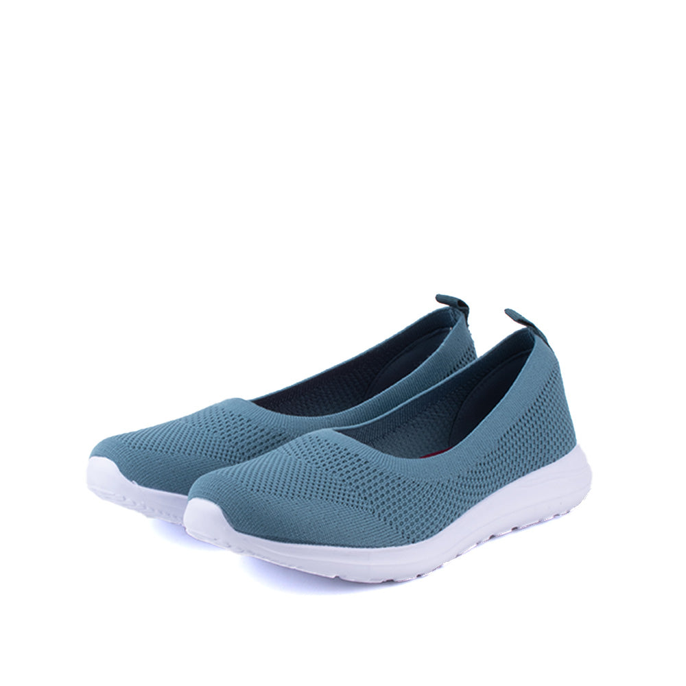 LARRIE Ladies Blue Stretchable Casual Comfort Sneakers