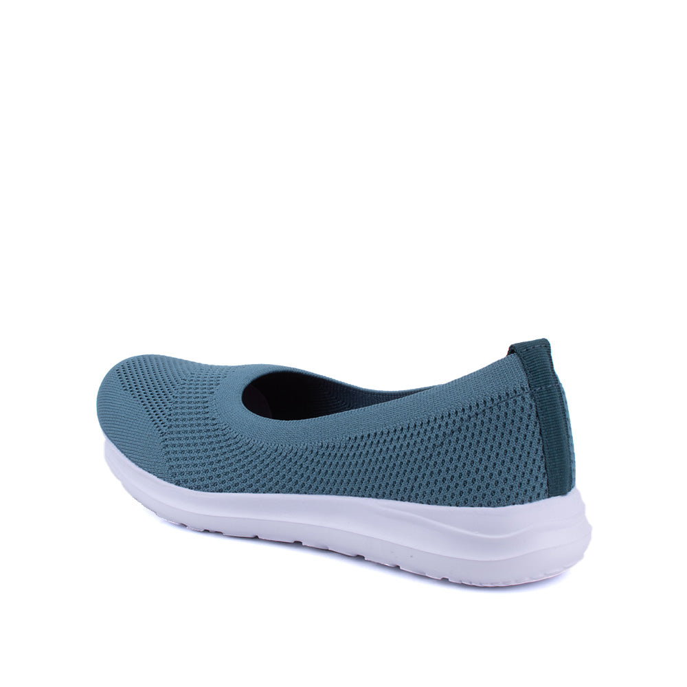 LARRIE Ladies Blue Stretchable Casual Comfort Sneakers