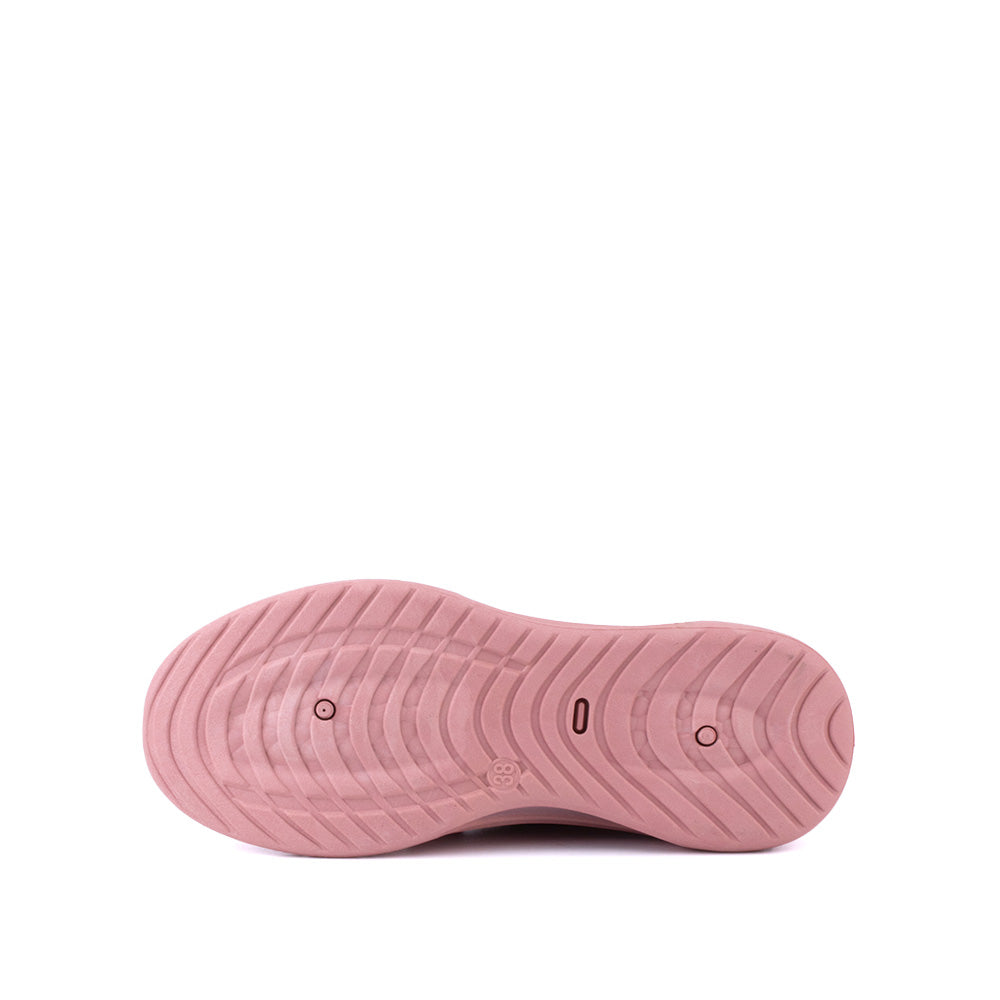 LARRIE Women Pink Lace Up Fit Kusyen Sneakers