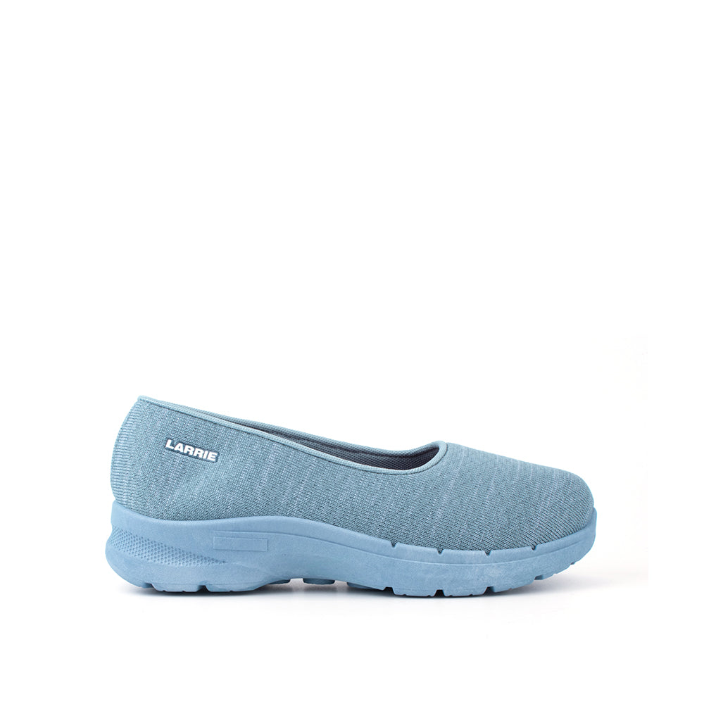LARRIE Ladies Blue Stretchable Comfort Sneakers