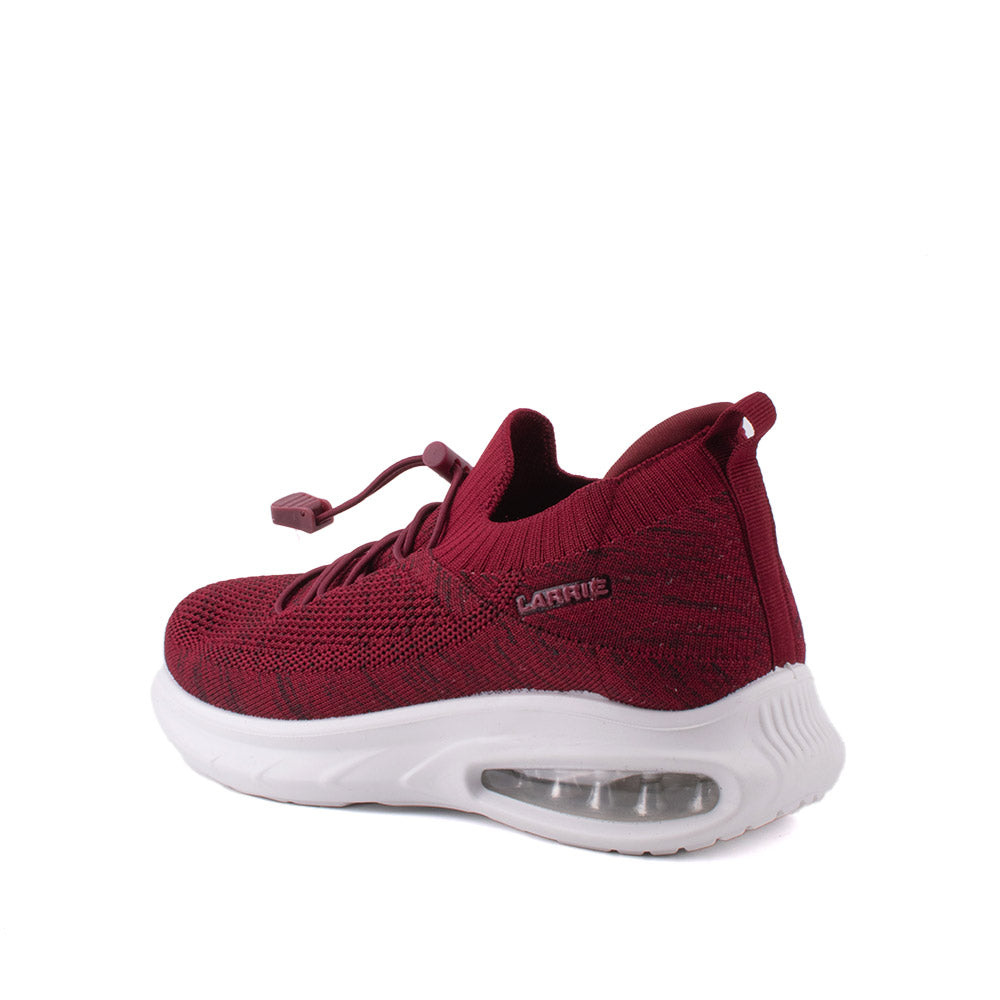LARRIE Ladies Red Close-Fitting Comfort Sneakers