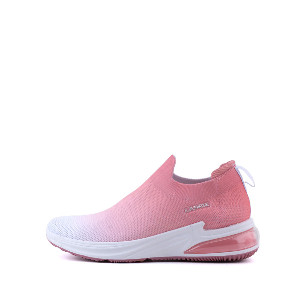 LARRIE Ladies Pink Mid Cut Energetic Sneakers