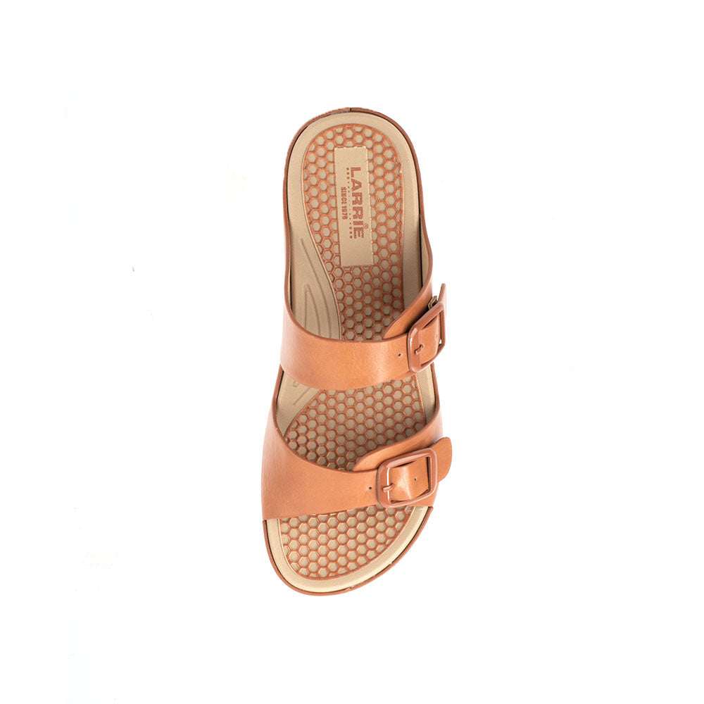 LARRIE Ladies Camel Relaxation Casual Sandals