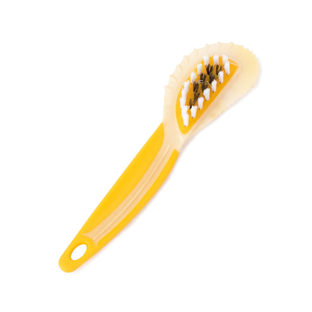 Larrie Yellow Suede Brush with Wire